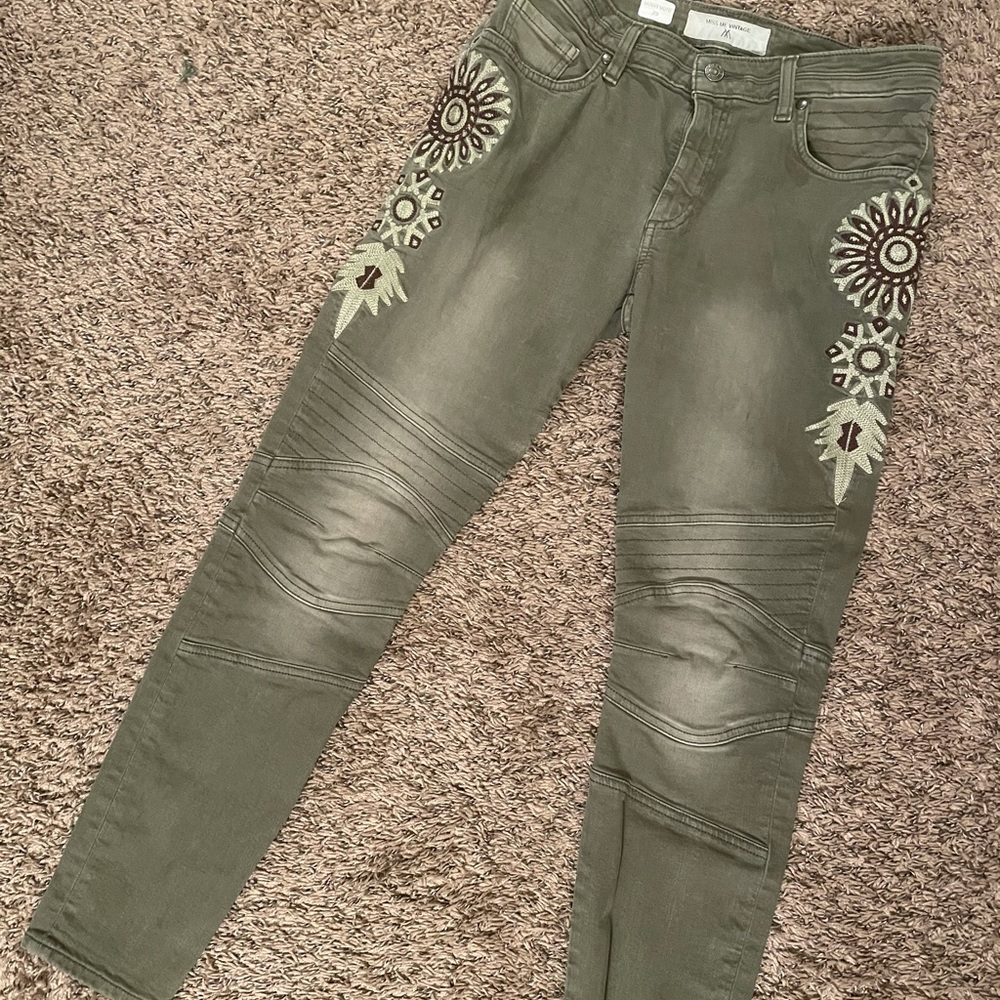 Miss Me Vintage Size 29 Moto Skinny Jeans